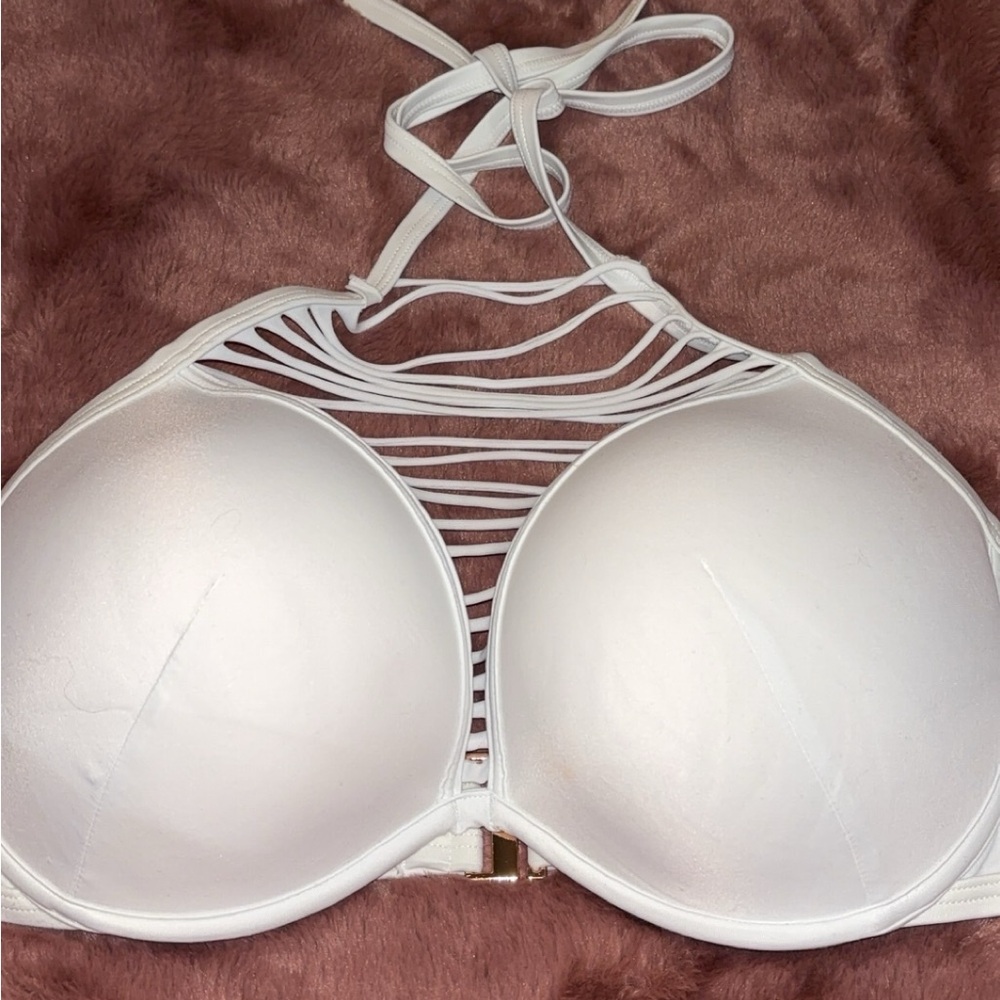 Victoria's Secret White Strappy Bra